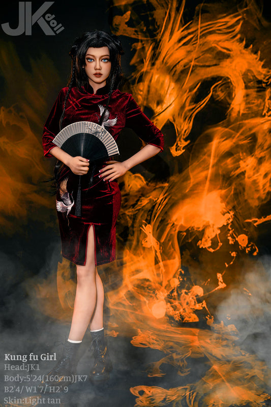 160cm/5ft2 C-Cup TPE Sex Doll—Ku fung girl(JK DOLL)/2 weeks