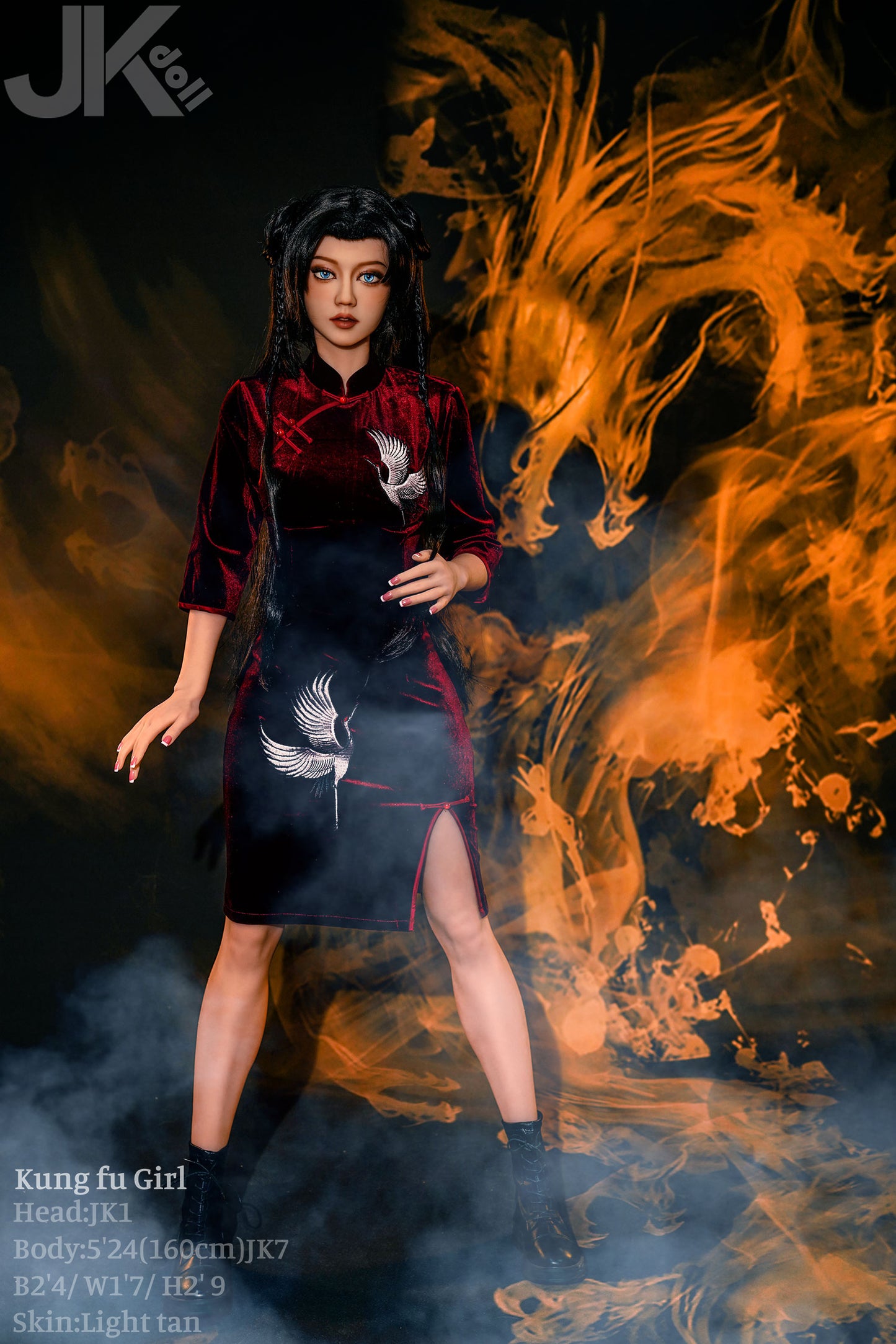 160cm/5ft2 C-Cup TPE Sex Doll—Ku fung girl(JK DOLL)/2 weeks