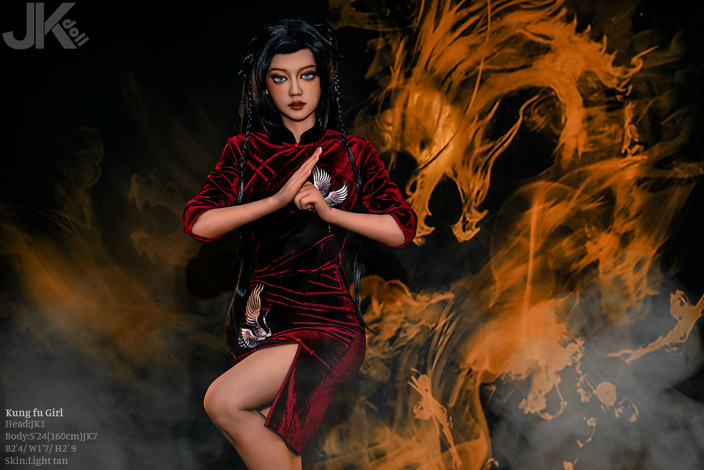 160cm/5ft2 C-Cup TPE Sex Doll—Ku fung girl(JK DOLL)/2 weeks
